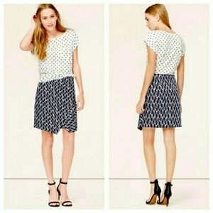 LOFT faux wrap skirt